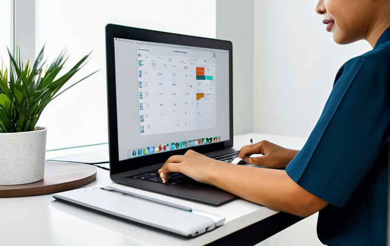 **

A woman in modest, professional attire working at a clean, organized desk in a bright, modern home office in Malaysia.  She's using a task management app on her laptop. The scene emphasizes calm productivity and focus.  Include a "Pomodoro Timer" app visible on the screen.  Perfect anatomy, correct proportions, natural pose, well-formed hands, proper finger count. Safe for work, appropriate content, fully clothed, professional, modest, family-friendly.

**